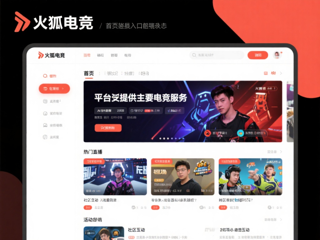 作为电竞爱好者，火狐电竞首页起到入口门槛的作用。通