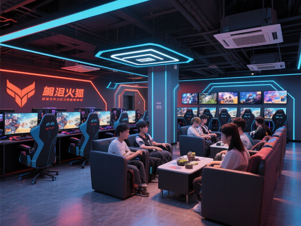 不同于传统的网吧环境，淅河火狐电竞馆为玩家提供了一