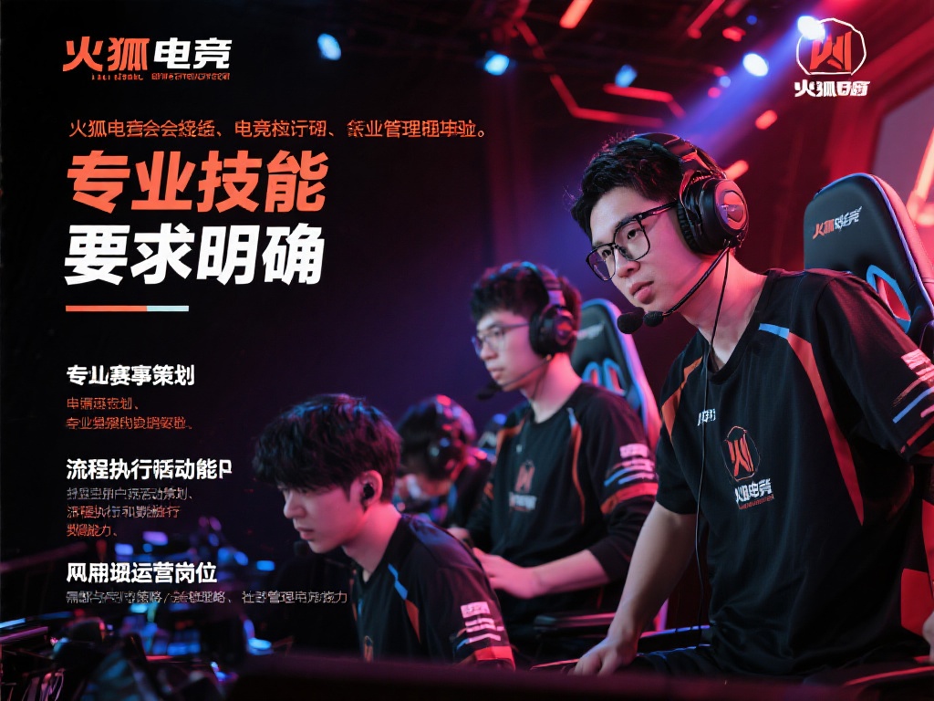 专业技能要求明确
无论是赛事策划、电竞解说还是运