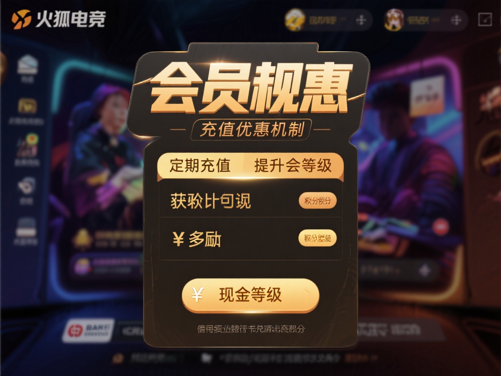 火狐电竞的会员制度是充值优惠机制中的一大亮点。通过