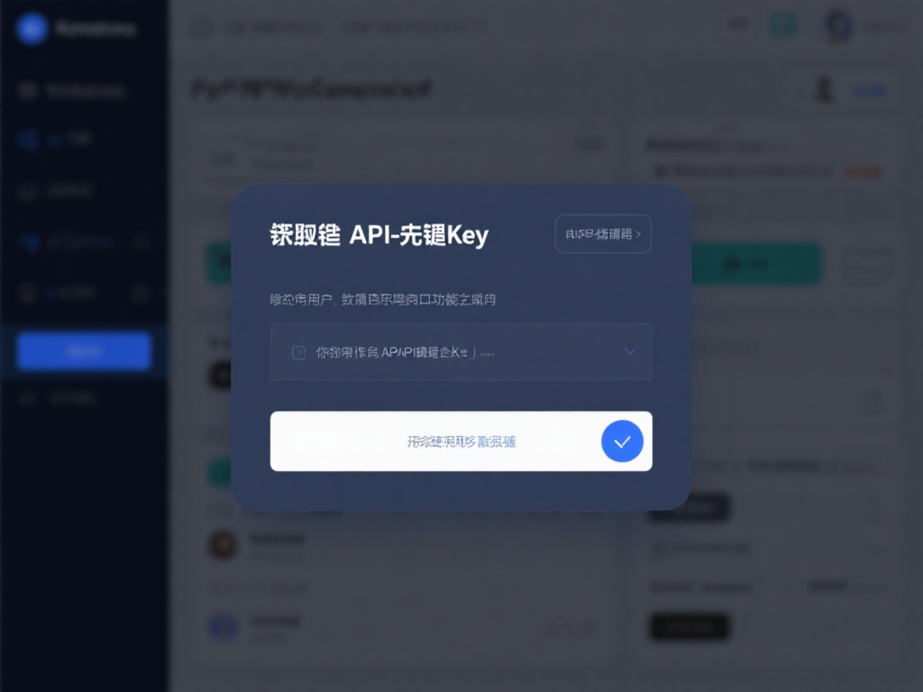 获取API密钥
每个用户在使用接口功能之前，需要